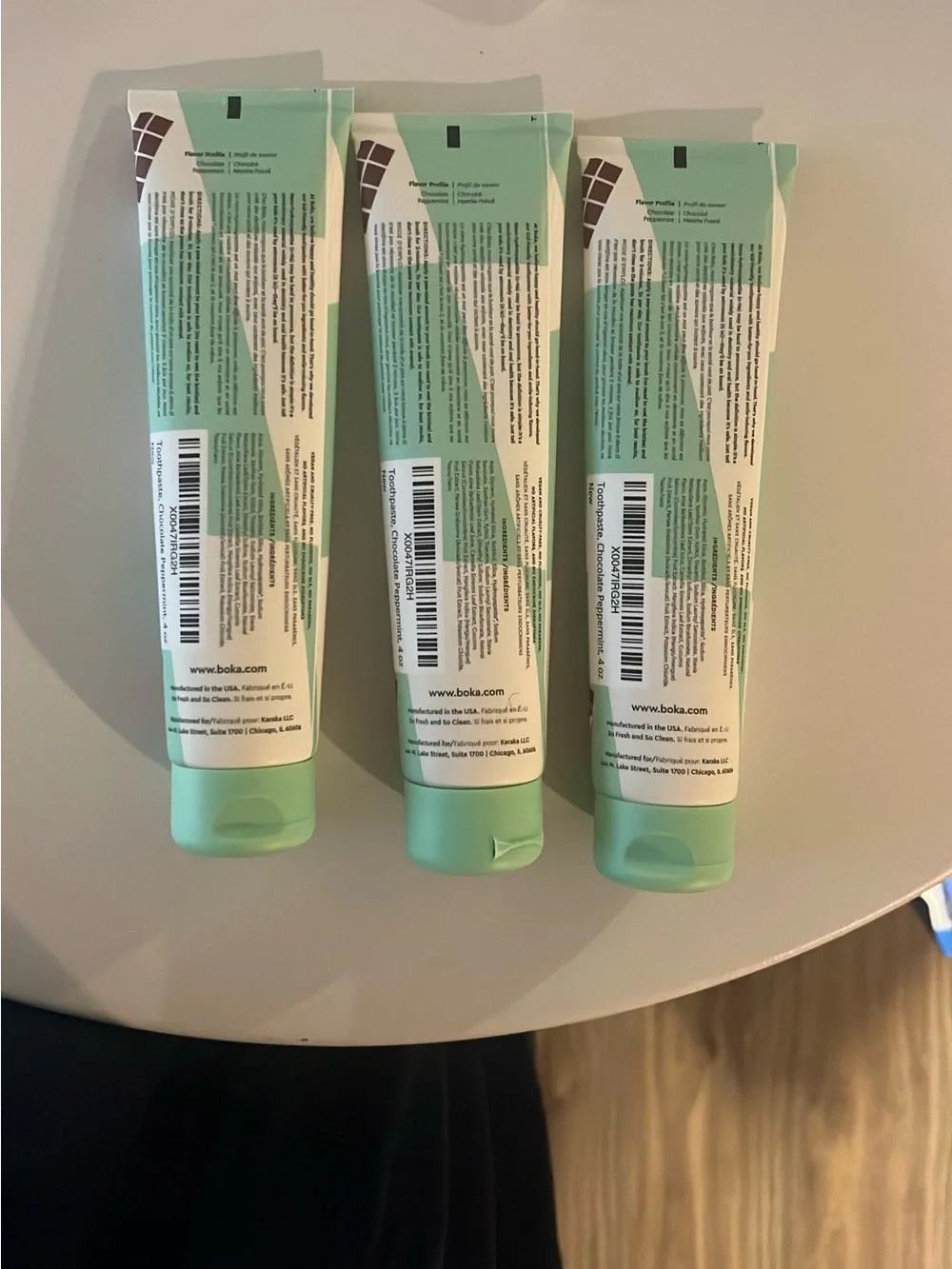 Chocolate Peppermint Toothpaste - Mint Green